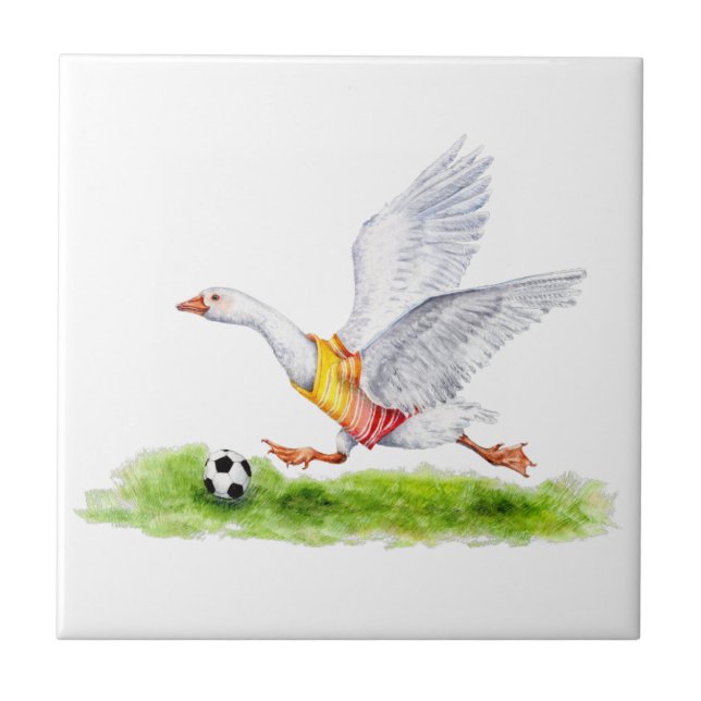 Soccer Goose Tile (Front)
