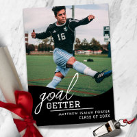 Soccer Graduation Announcement Invitation