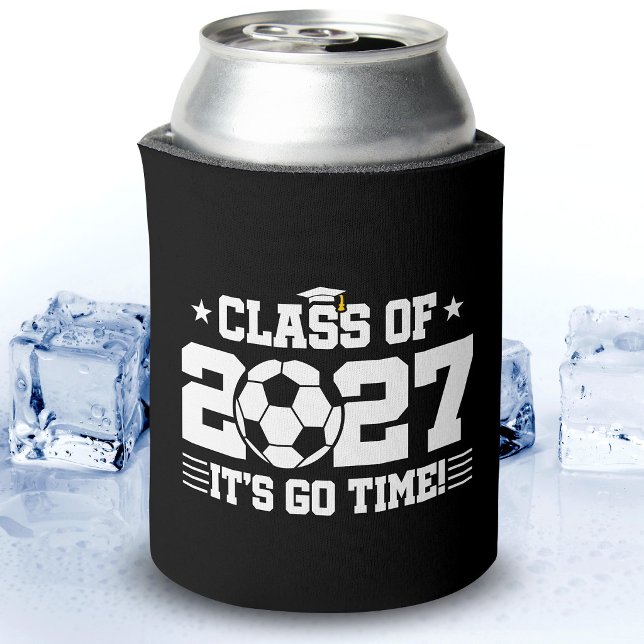 Soccer Graduation Go Time Senior Class of 2027 Can Cooler (Creator Uploaded)