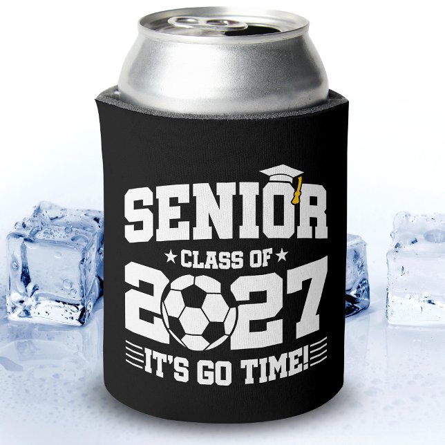 Soccer Graduation Go Time Senior Class of 2027 Can Cooler (Creator Uploaded)
