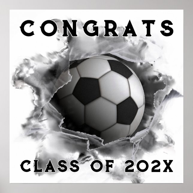 Soccer Graduation Poster (Front)
