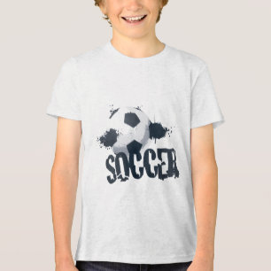 Soccer Graffiti Kids T-Shirt Tri-Blend Shirt