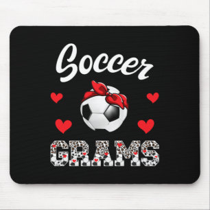 Soccer Grams Leopard Grandma Grams Of A Soccer Pla Mouse Mat