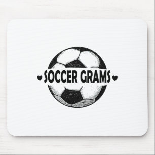 Soccer Grams Soccer Player Sports Team Mouse Mat
