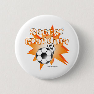 Soccer Grandma 6 Cm Round Badge