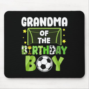 Soccer Grandma Birthday Boy Party Soccer Family Ma Mouse Mat