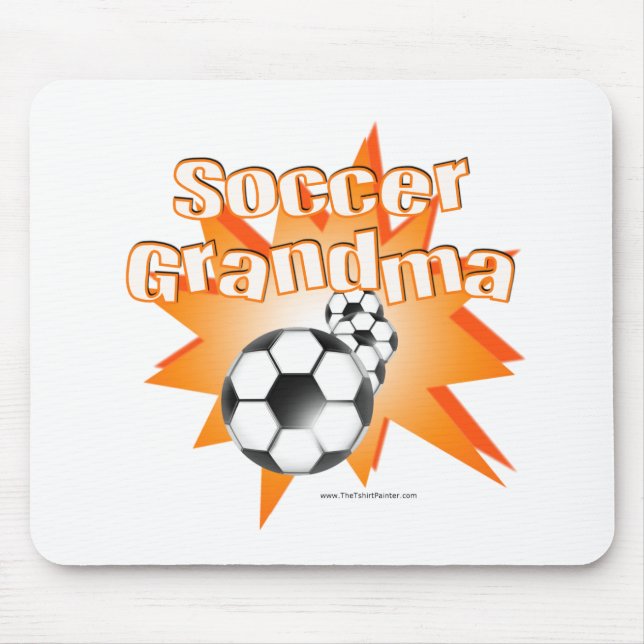 Soccer Grandma Mouse Mat (Front)