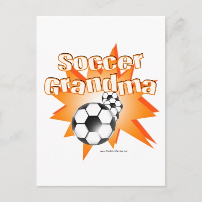 Soccer Grandma Postcard (Front)