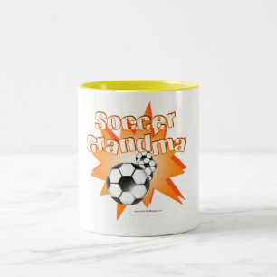 Soccer Grandma Two-Tone Coffee Mug