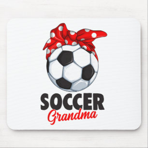 Soccer Grandma Women  Mouse Mat