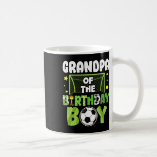 Soccer Grandpa Birthday Boy Party Soccer Family Ma Coffee Mug