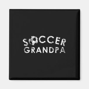 Soccer Grandpa Cool Team Player Fan Gift Magnet
