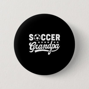 Soccer Grandpa Funny Sports Papa Vintage Humor T S 6 Cm Round Badge