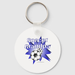 Soccer Grandpa Key Ring