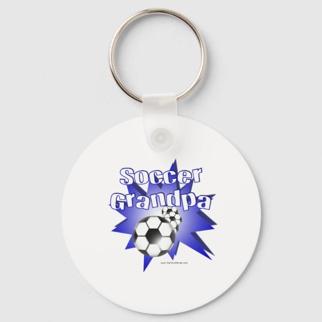 Soccer Grandpa Key Ring (Front)