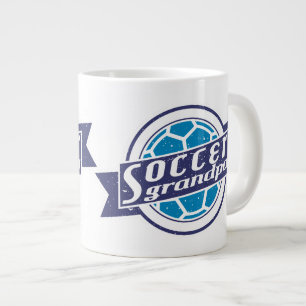 Soccer Grandpa Large Coffee Mug