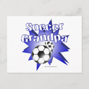 Soccer Grandpa Postcard