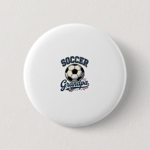 Soccer Grandpa Vintage Engraving Shirt Design_1 6 Cm Round Badge