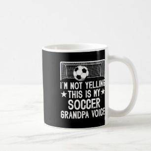 Soccer Grandpa Voice Grandpa Of A Soccer Player Gr Coffee Mug