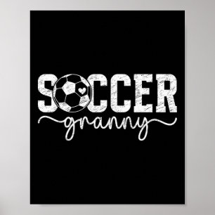 Soccer Granny Grandma Proud Granny Of A Soccer Pla Poster