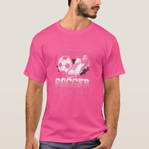 Soccer Graphic Women Girls Kids Soccer Player 8 T-Shirt