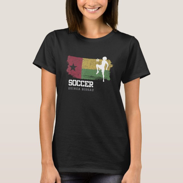 Soccer Guinea Bissau Flag Football Womens Soccer G T-Shirt (Front)