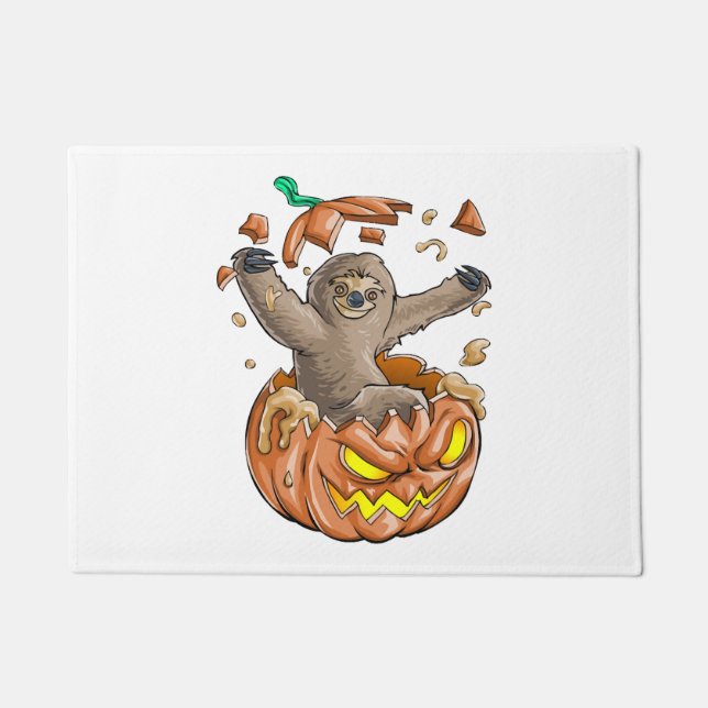 Soccer Halloween Night  Doormat (Front)