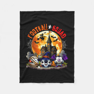 Soccer halloween squad three horror equipment fleece blanket