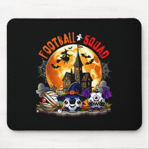 Soccer halloween squad three horror equipment mouse mat