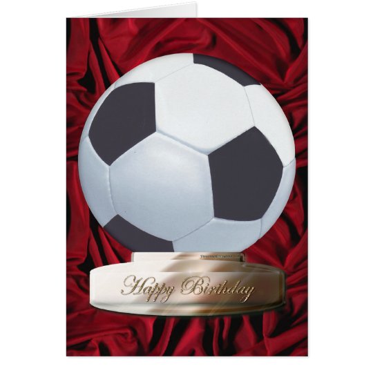 Soccer Happy Birthday Card