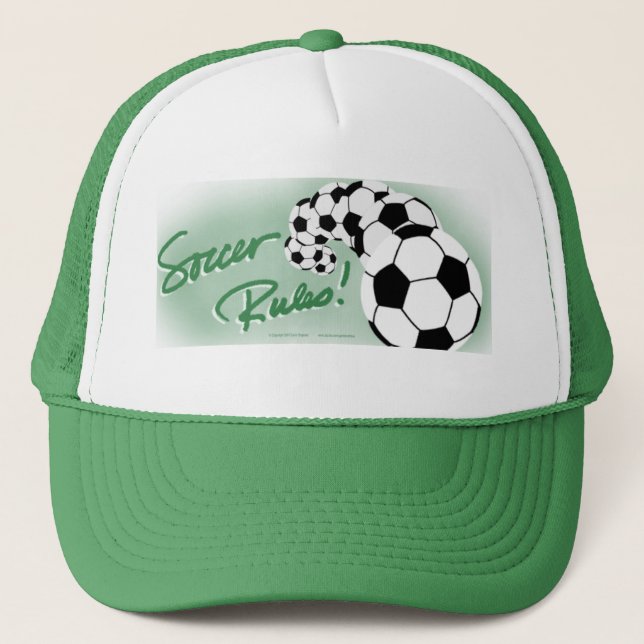 SOCCER HAT Green (Front)