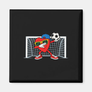 Soccer Heart Goalkeeper Footll Lover Boys Valentin Magnet