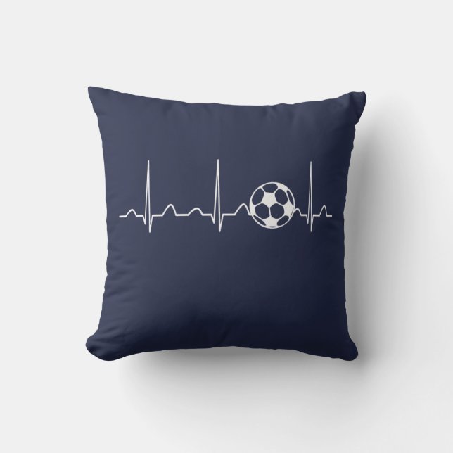 SOCCER HEARTBEAT CUSHION (Front)