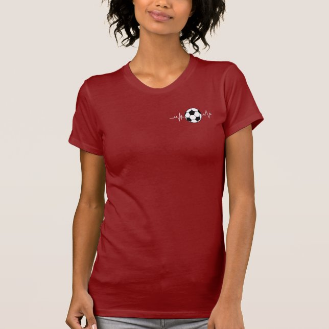 Soccer Heartbeat T-Shirt (Front)