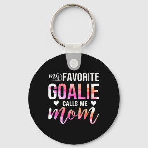 Soccer Hockey Tee For Moms My Favourite Goalie Cal Key Ring
