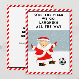 Soccer Holiday Christmas Cards