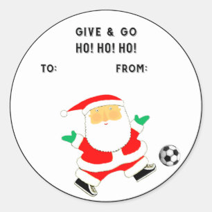 Soccer Holiday Gift Tags