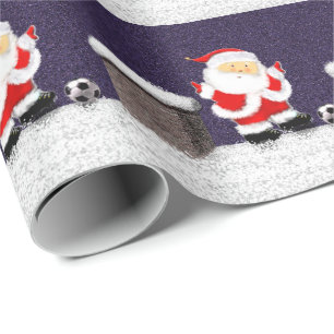 Soccer Holiday Gift Wrapping Paper