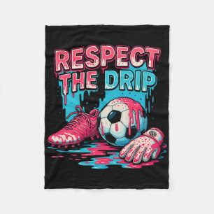 Soccer Ice Cream Sprinkles Theme Youth Respect The Fleece Blanket