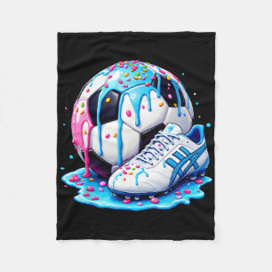 Soccer Ice Cream Sprinkles Theme Youth Respect The Fleece Blanket