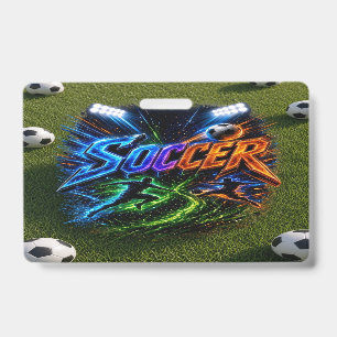 Soccer ID Badge