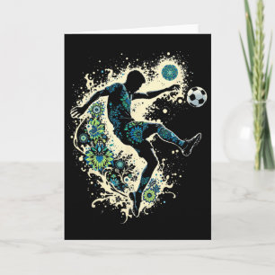 Soccer I'm 9 Years Old Boy Birthday Card