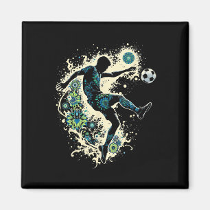 Soccer I'm 9 Years Old Boy Birthday Magnet