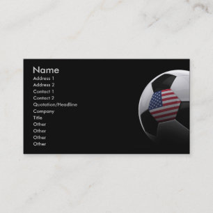 Soccer in the USA Business Card