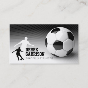 Soccer Instructor   Coach Business Card