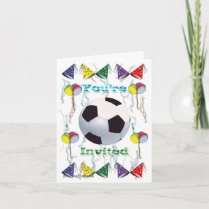 Soccer Invitation  birthday