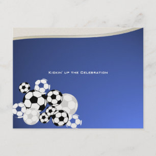Soccer Invitational Bar Mitzvah Enclosure Card