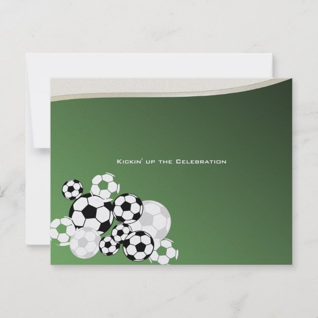 Soccer Invitational Bar Mitzvah Invitation (Front)