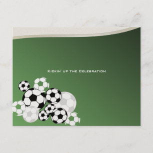 Soccer Invitational Bar Mitzvah Invitation