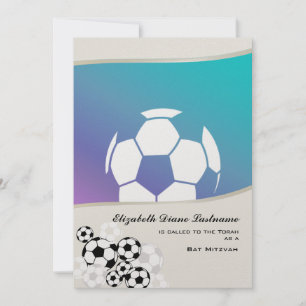 Soccer Invitational Mitzvah Invitation